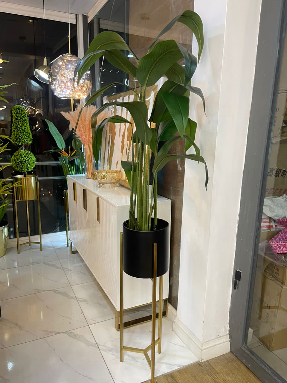 Pure stainless steel planter