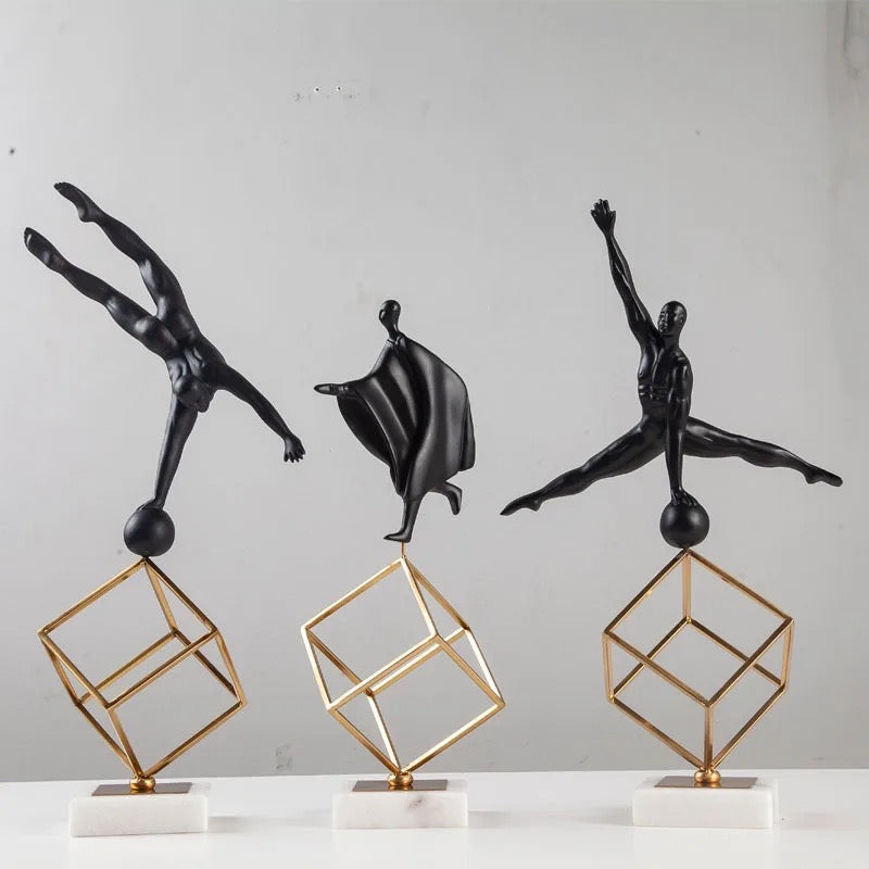 Gymnastics figurine decor