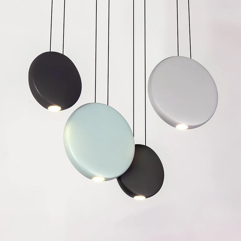 5 pendant Colored Nordic Chandelier