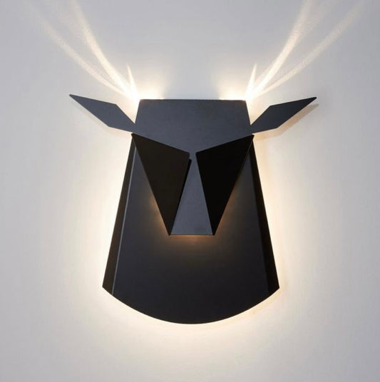 Reindeer wall light