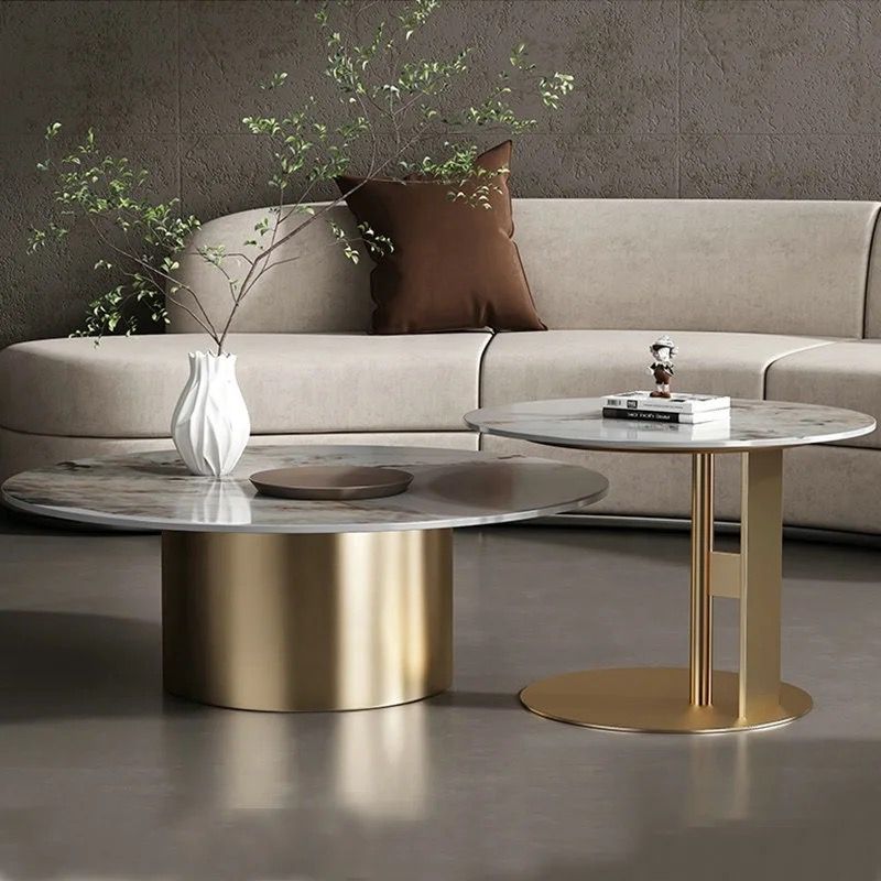 2 in 1 Coffee table Gold