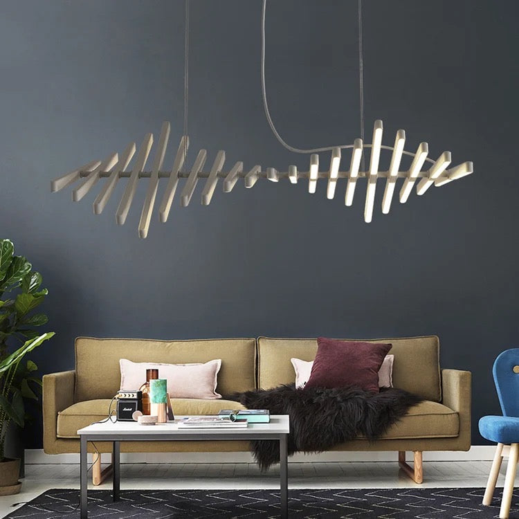 Black Wavy Chandelier