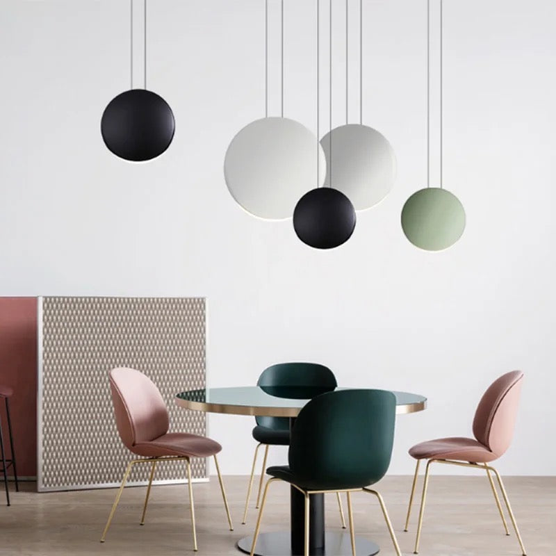 5 pendant Colored Nordic Chandelier