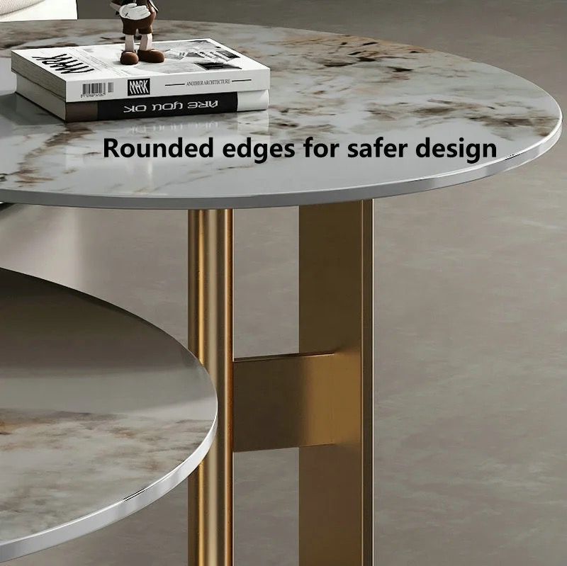 2 in 1 Coffee table Gold