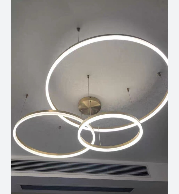 3 Rings LED Chandelier
