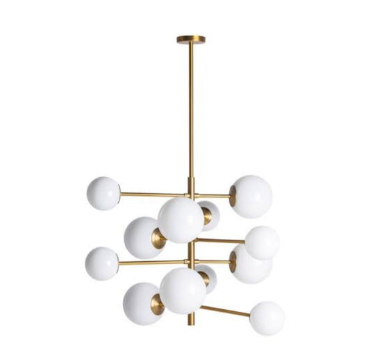 White Nordic Chandelier