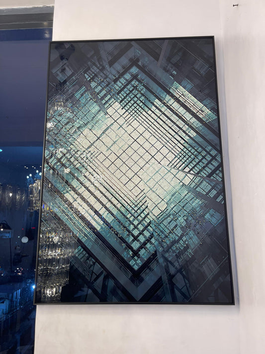 80 by 120cm crystal frame