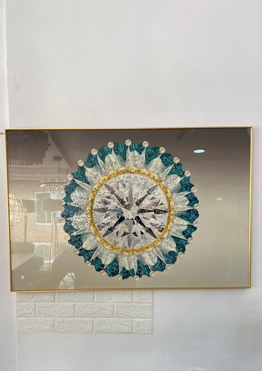 80 by 120cm crystal frame