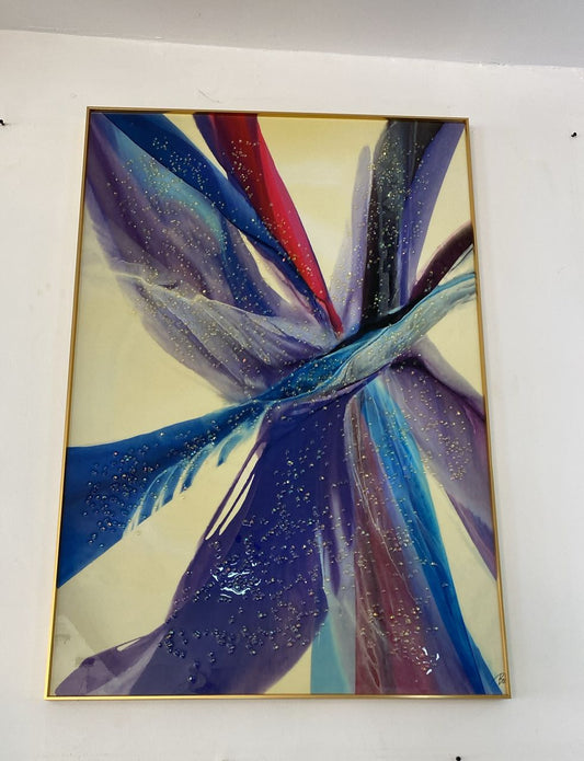 80 by 120cm crystal frame