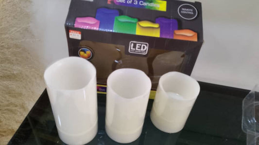 3 in 1 LED candle