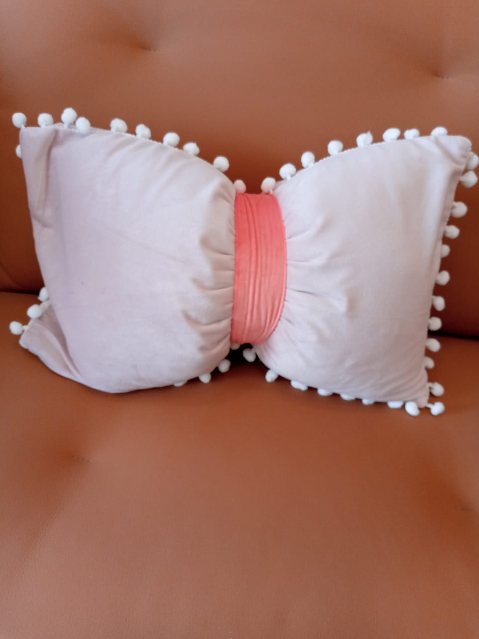 Throw pillows (bow tie)