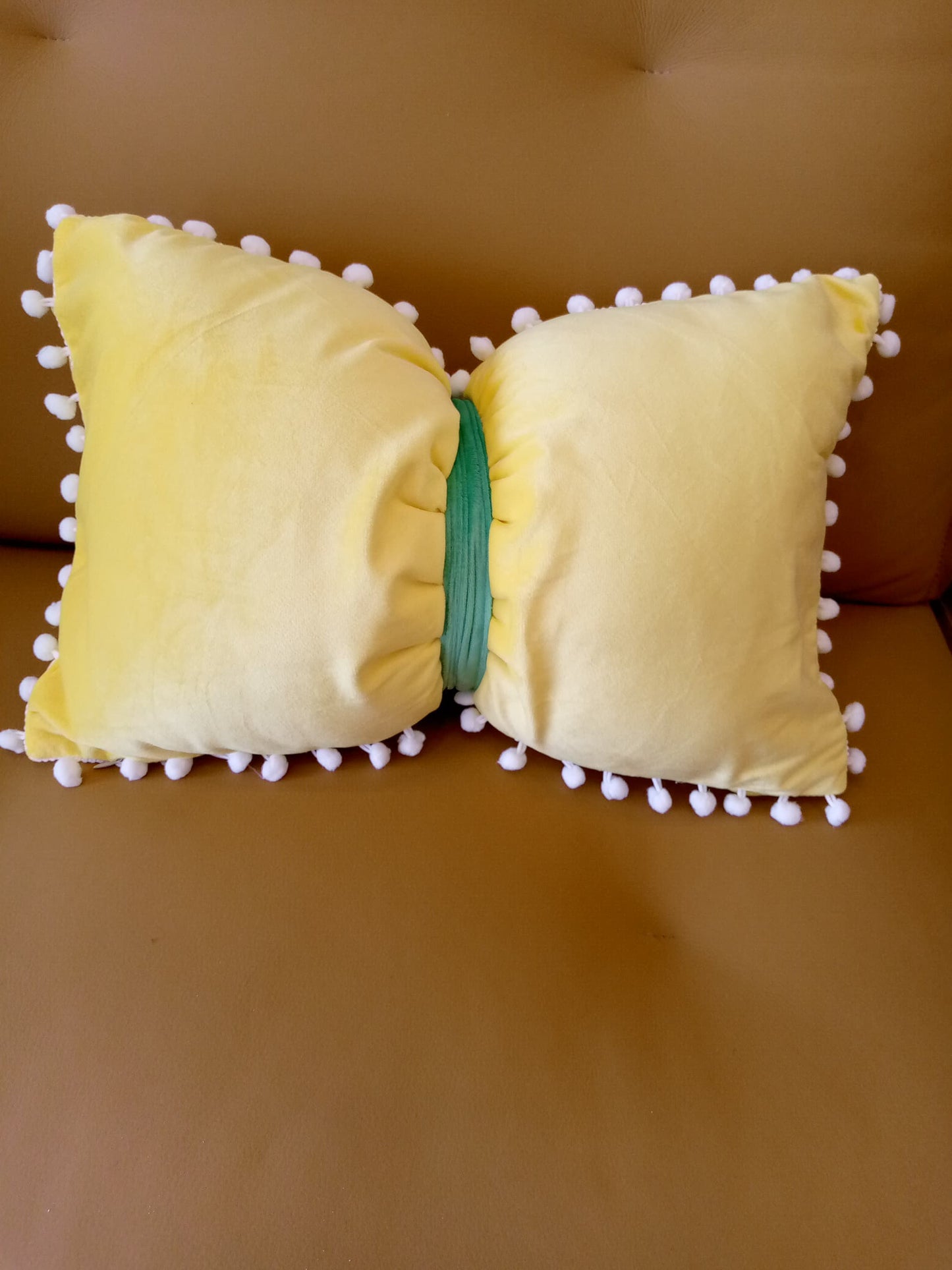 Throw pillows (bow tie)