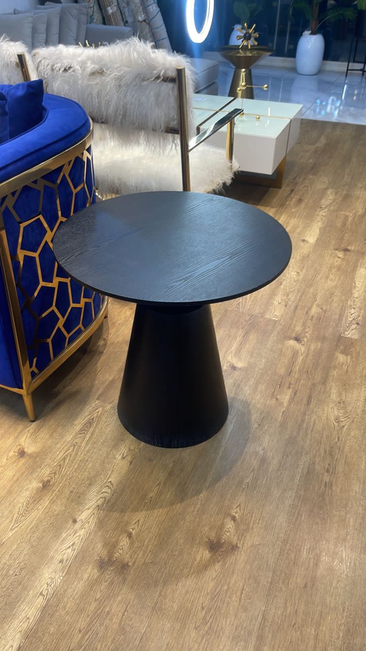 Black minimalist stool