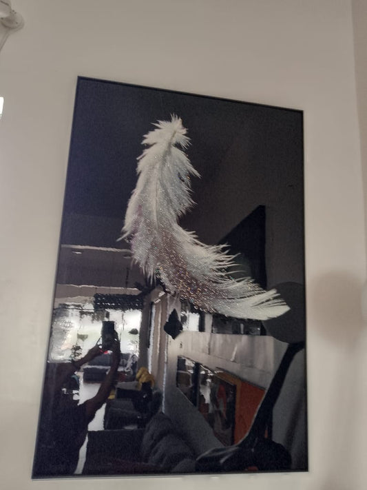 80 by 120cm crystal frame