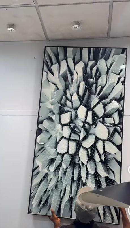 80 by 160cm crystal