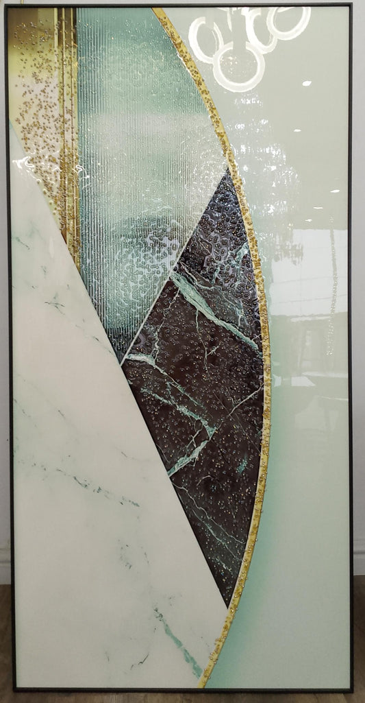 80 by 160cm crystal frame