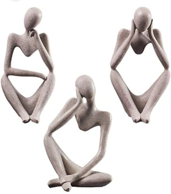 Abstract man figurines