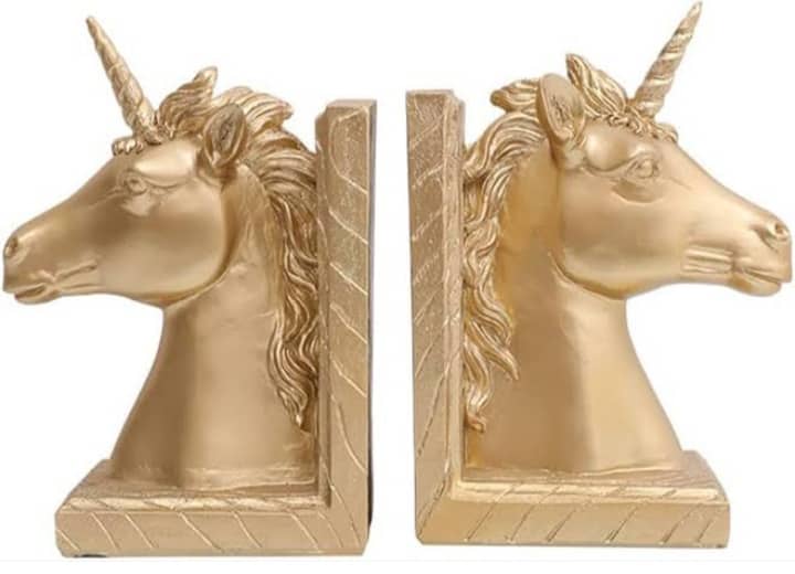 Unicorn book end/decor