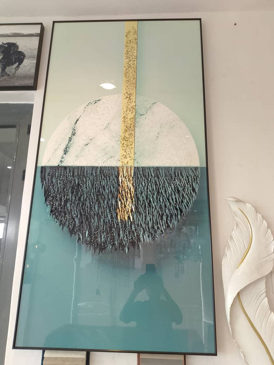 80 by 160cm crystal frame